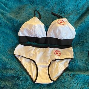 BUY 2 ITEMS & GET 1 FREE - Platinum Lingerie Canada Bra & Bikini Briefs Set XL